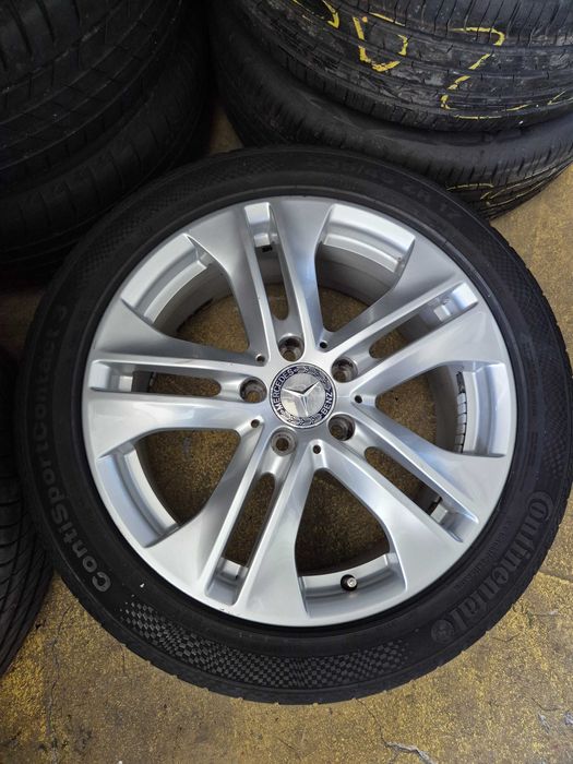 4 ROTI Jante Anvelope 5x112 235/45/17 OEM Mercedes C-Class E-Class