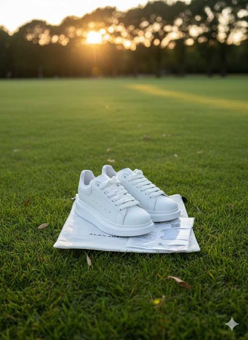 Adidasi Alexander Mc Q U E E N Alb Complet - Adidasi Full Box