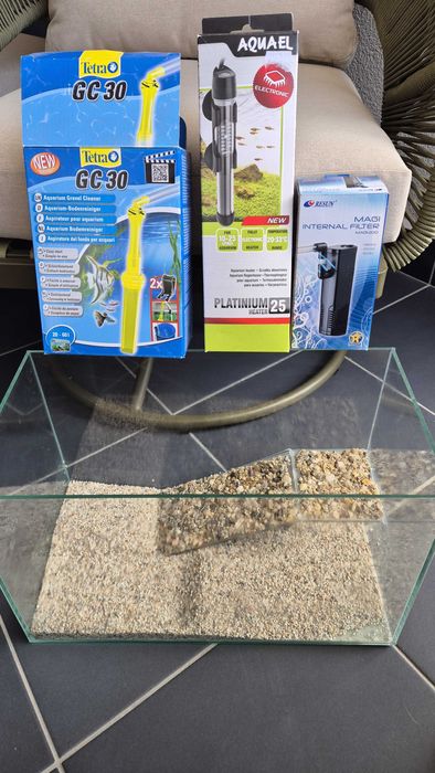 Acvariu 30L testoase/reptile + Accesorii