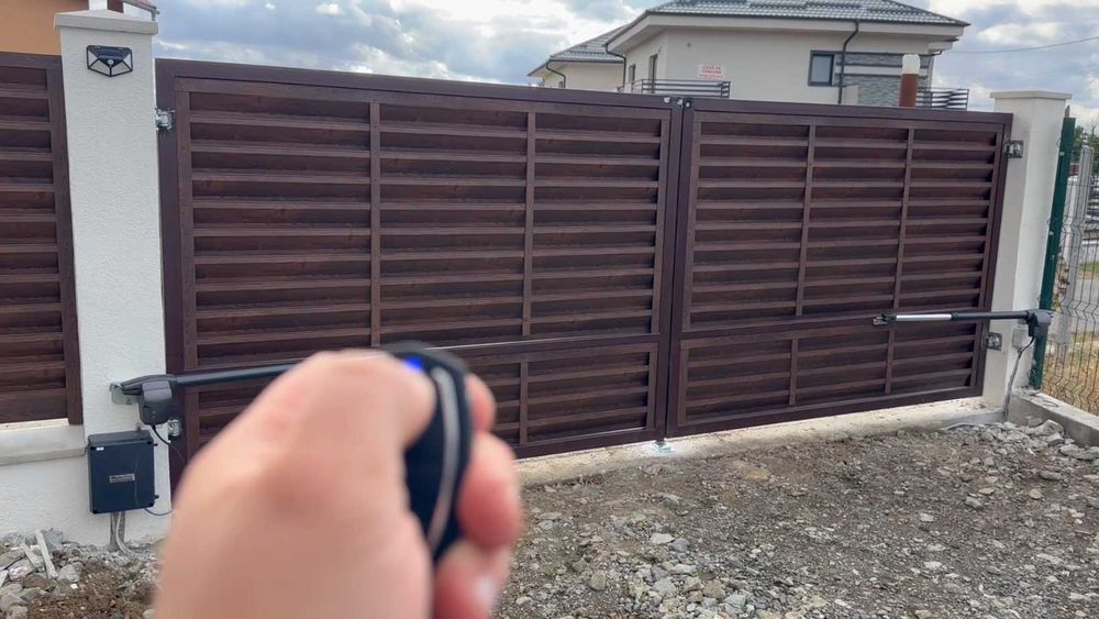 Automatizare poarta batanta culisanta sina Motorline montaj Bihor