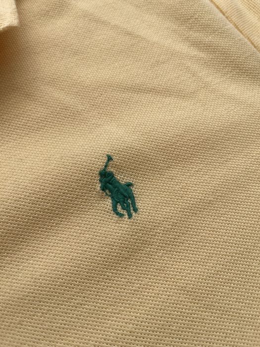 Polo Ralph Lauren Iconic Mesh Polo Shirt in a corn yellow color