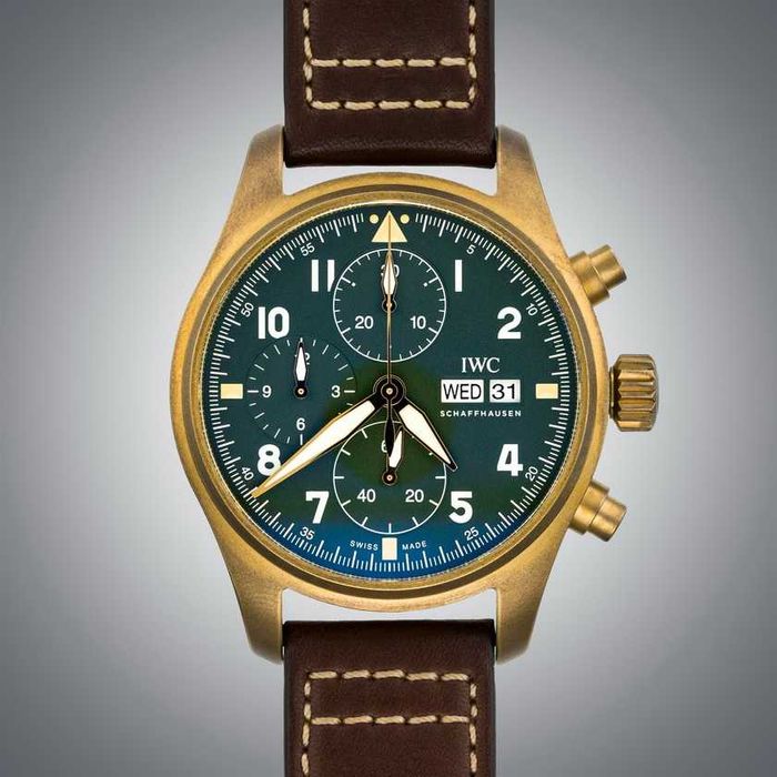 IWC Pilot Spitfire Chronograph IW387902 Bronze - Коледна промоция!