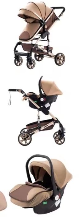 Бебешка количка + кошче за кола