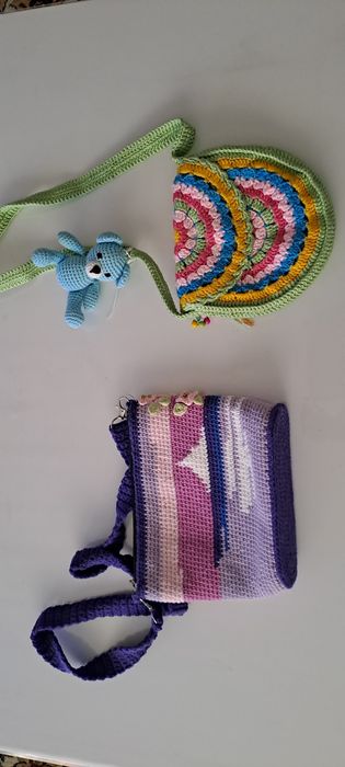 Детски чанти ръчно изплетени