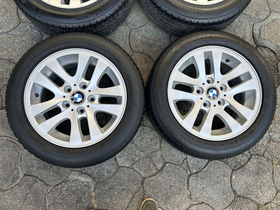 Jante aliaj 5x120mm, anvelope iarna 205/55 R16, BMW, E46, E90, E91, E81, E87, F29, F30, F31