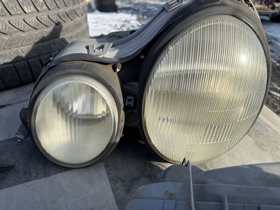 Фары передние w210 до рест галоген оригинал хелла