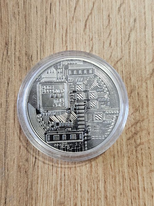 Биткойн монета | Bitcoin | сувенирна колекционерска декоративна|позлатени/посребрени монети| подарък