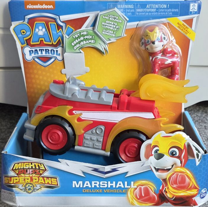 Пес Патрул / Paw Patrol Deluxe Vehicle - Mighty Pups Marshall