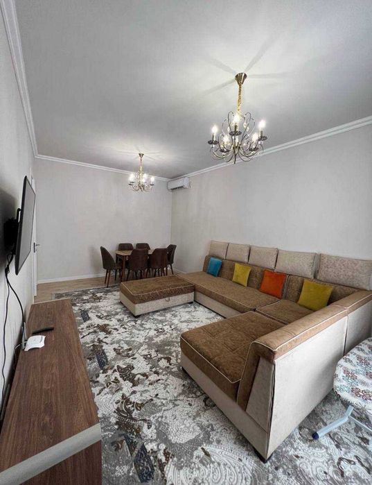 Сдаётся 2 ком кв на Алмазаре, ЖК "Almazar city", ор-р: улица Карасарай