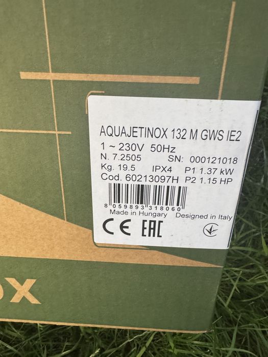 Vand pompa grundfos jp 5-48 si scala 13-46