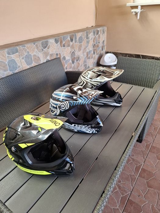 Casti moto cross enduro back flip