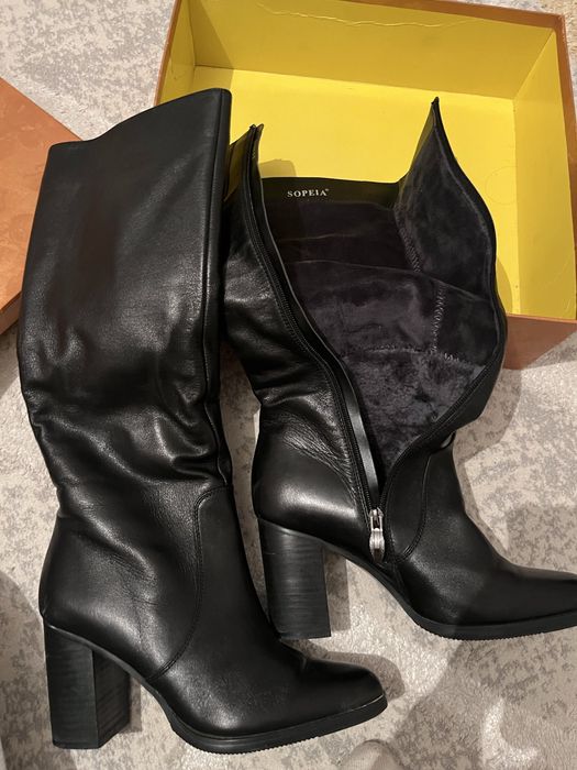 Зимная кожанье сапоги. Келісім бар.