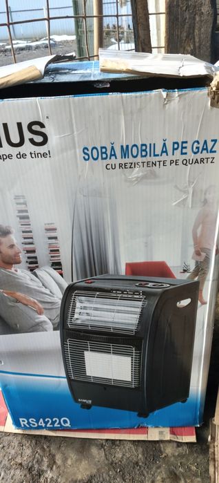 Soba încălzire mixtă gaz și electrica