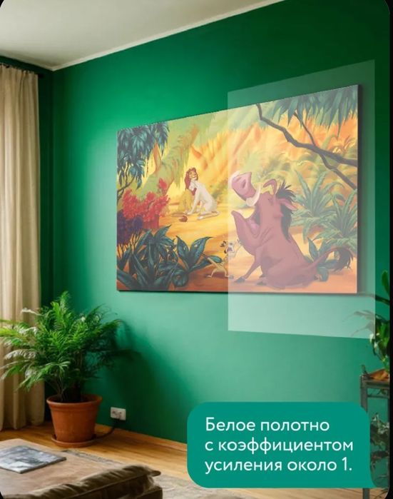 Экран для проектора 120" 16:9 (266х150 см)