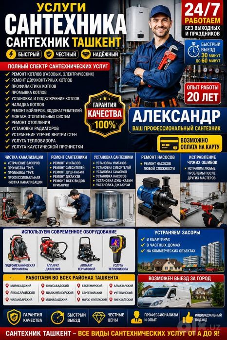 Сантехник - ремонт газового двухконтурного котла/ ремонт котлов 24на7