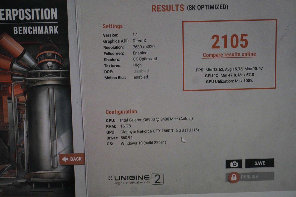 GPU GTX 1660 Ti 6GB Gigabyte Mini ITX OC Nvidia GeForce