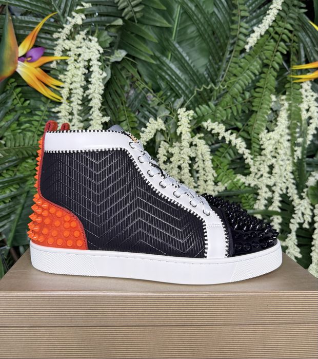 Christian Louboutin High Spikes Orange