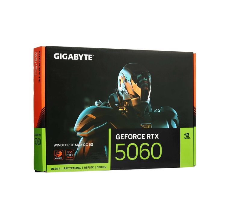 -Видеокарта Gigabyte RTX 5060 WINDFORCE MAX OC 8GB(GV-N5060WF2MAX-8GD)