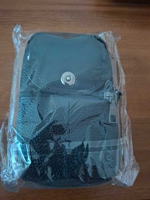 Малка кожена чанта унисекс 2бр