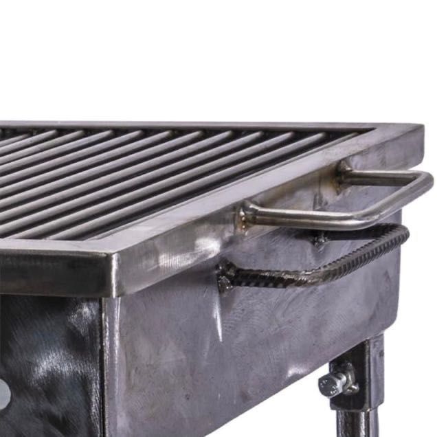 Gratar cu picioare, Chef, Tabla groasa de 2mm L60*l40*H80cm