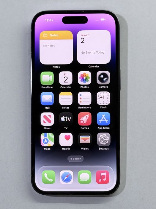 iPhone 14 Pro Purple 92% battery