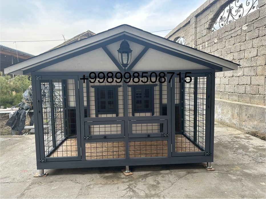 Домик для Собака люк Двойной