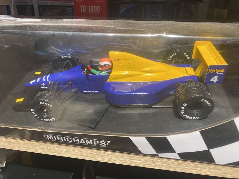 J Herbert Tyrrell 018 Belgian GP formula 1 1989 1:18 Minichamps
