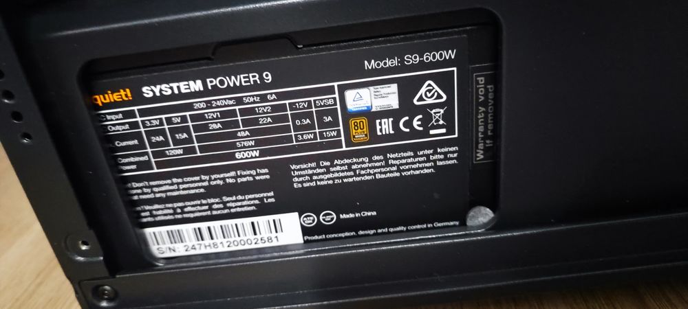 Компютър геймърски  ryzen 5600x ,rx 6600xt ,16 рам 3200mhz, захр.600+bronze