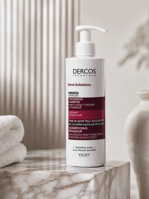 Vichy Dercos Densi-Solutions parvarishi,Soch hajmini zichlashtiruvchi