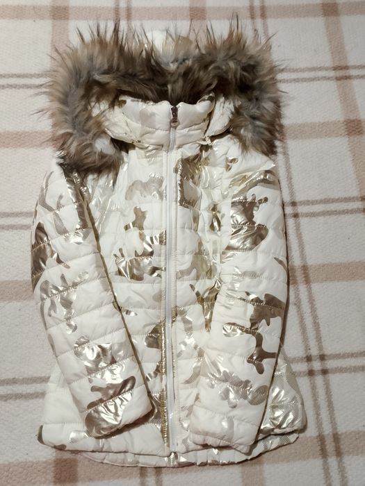 Дамско яке с естествен косъм