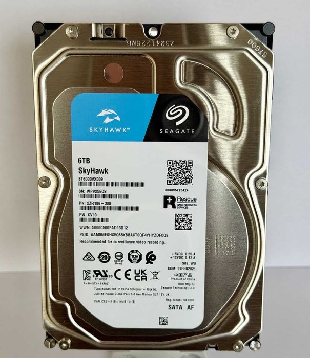 HDD 6 TB Seagate Skyhawk Video ST6000VX009 hard disk supraveghere Nou