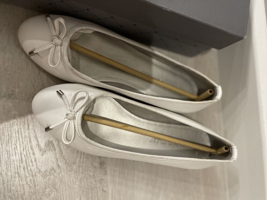 Балетки белые/свадебные