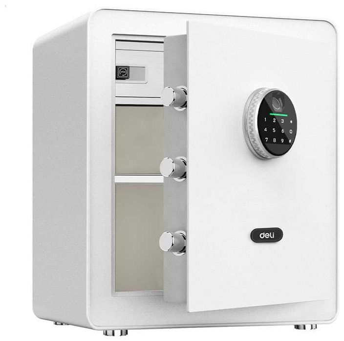 Seyf deli Сейф Deli ЕТ634 отпечатком пальца 38х45х32 20кг Скидки !!!