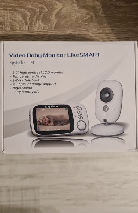Baby Monitor si Camera Audio-Video Wireless Pentru Supraveghere Bebe,