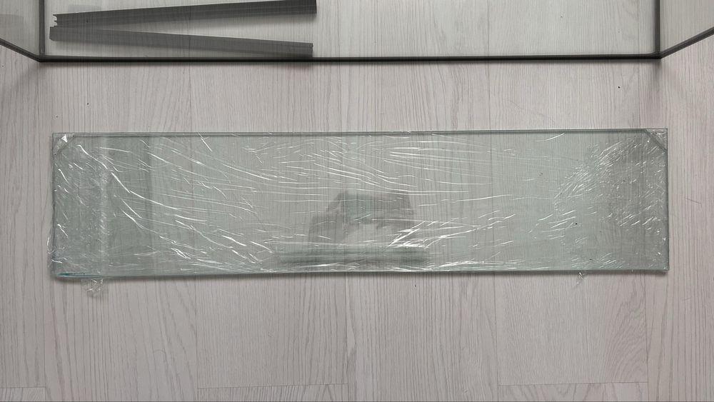 ЧИСТО НОВ 112 литра 80/35/40 аквариум AquaEl