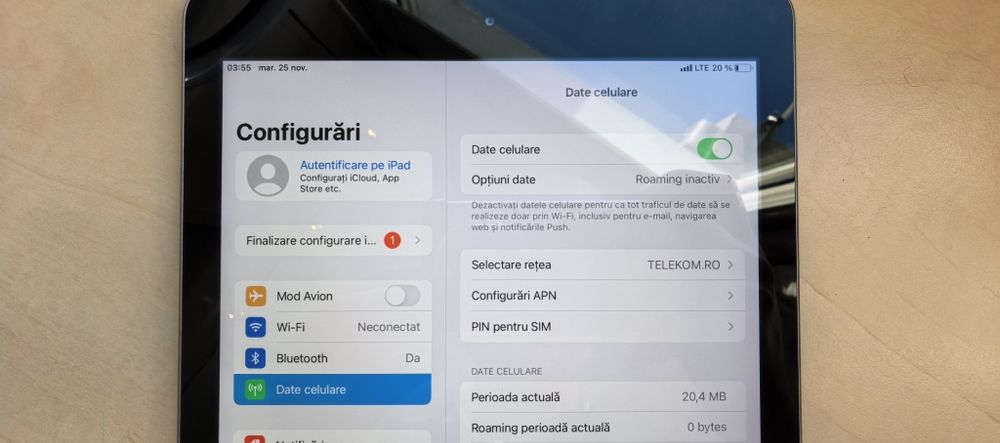 Apple Ipad Gen 6_32GB_Sim 4G_ca NOUA (10 din 10) - Folosita f rar