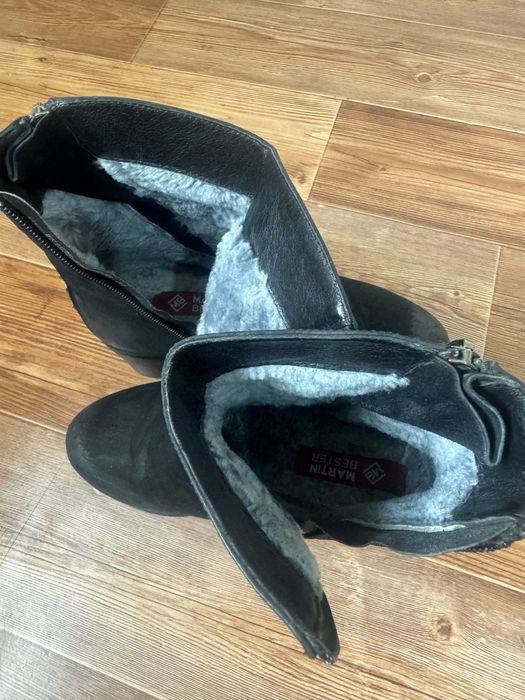 Продам ботинки зима, натуральный