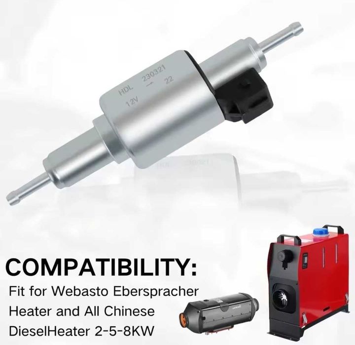 Pompa motorina silențioasă 12V  2 -8 KW 22 ml Stanis Sirocou webasto V