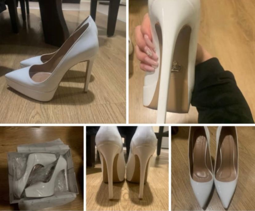 Три чифта обувки на ток