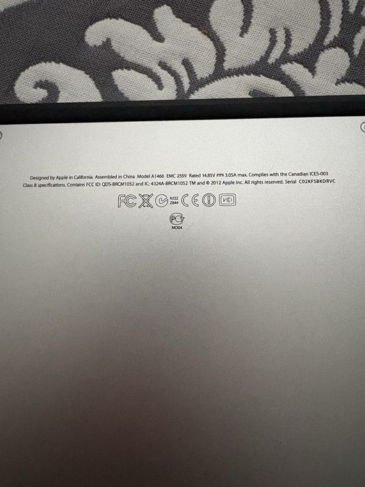Macbook Air 13 дюйм 2012