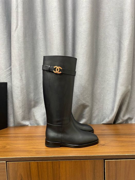 Cizme Chanel piele naturala pe comanda