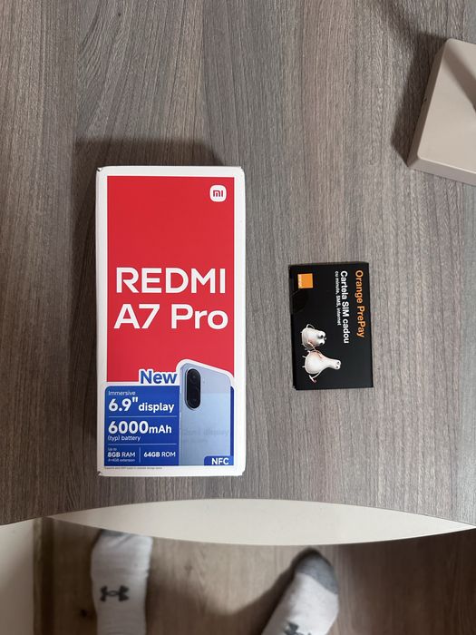 Xiaomi Redmi A7 Pro Nou Sigilat | 8GB RAM | 64GB | NFC | 6000mAh + Cartela Orange