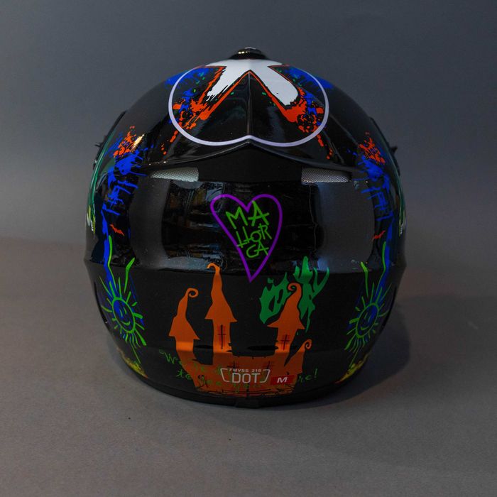 Каска с очила за ел. тротинетка , велосипед , мотокрос