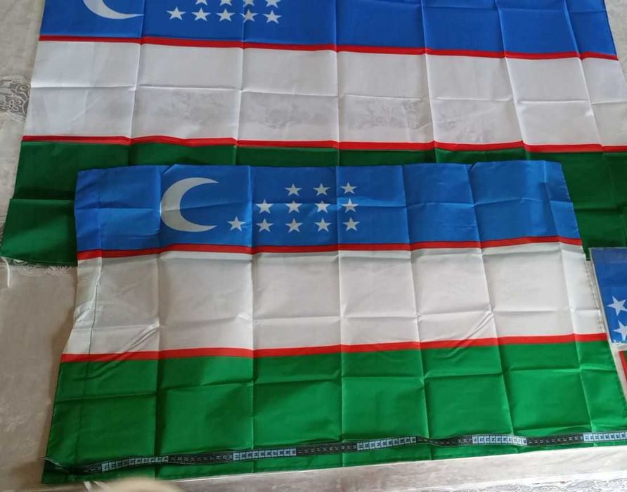 Oʻzbekiston bayrogʻi флаг Узбекистана с доставкой Flag of  Uzbekistan