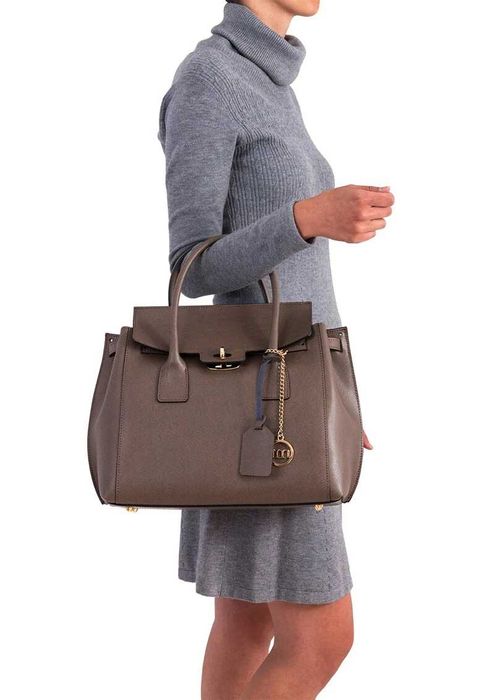 Mia Tomazzi оригинална дамска чанта от естествена кожа