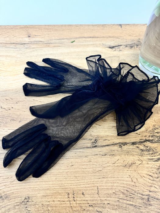 Перчатки женские прозрачные