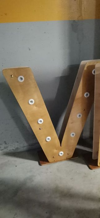 Ретро буквы 1 метр