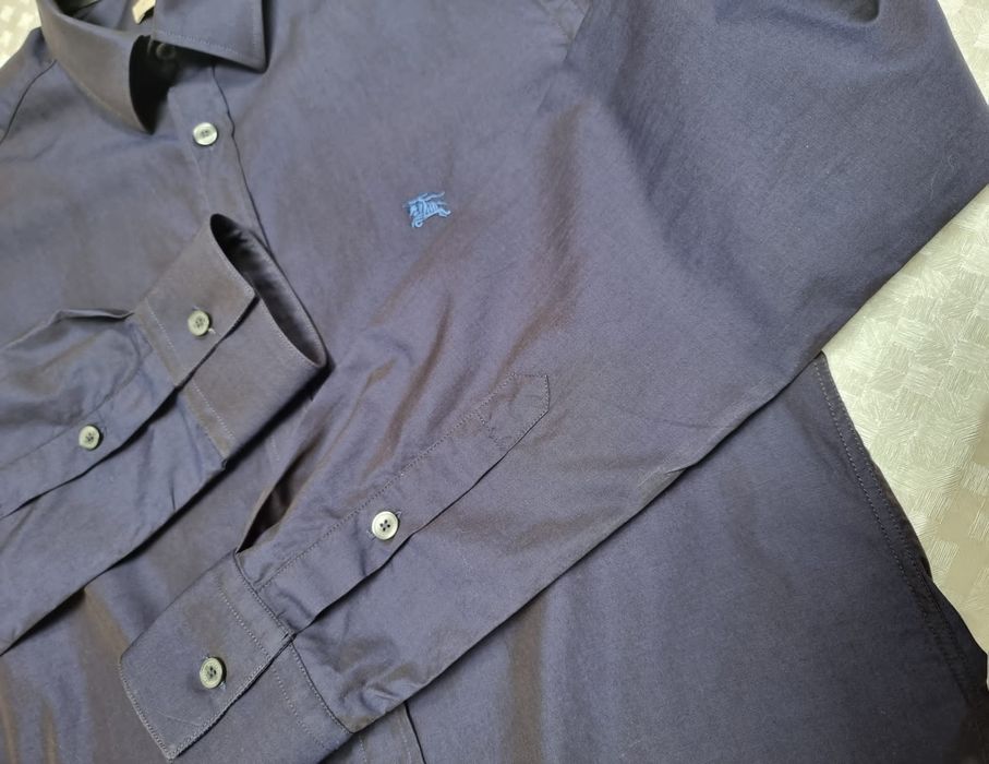 Cămașă bărbați Burberry Brit S, terminație rotunjită