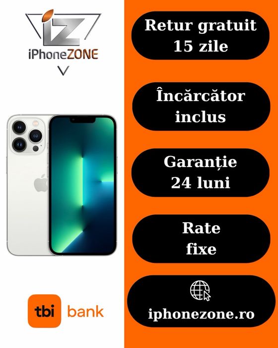 Iphone 13 Pro Max 128GB 100% Grad A Garantie 24 Luni - iphonezone.ro