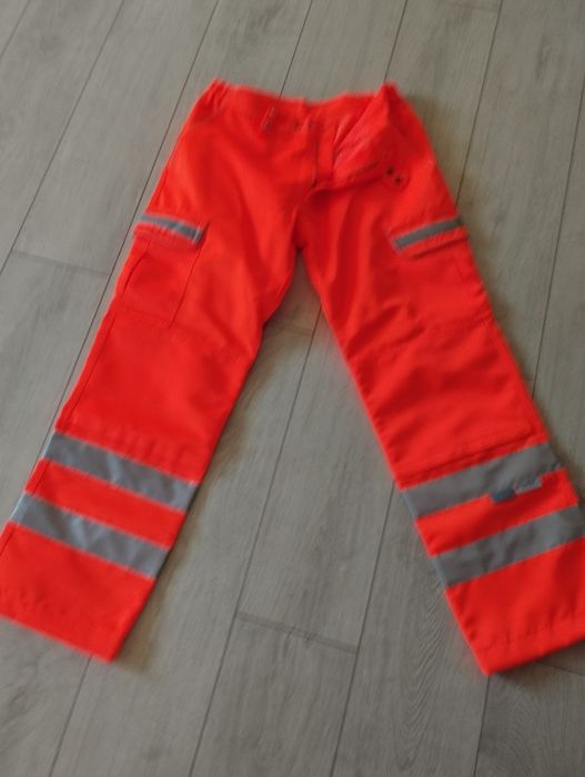 Pantaloni de lucru cargo pentru barbati cu benzi reflectorizante